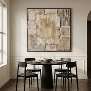 Wabi-Sabi Art | Aged Linen Layers