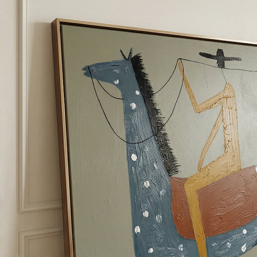Vintage Americana Art | Long-Legged Lullaby