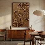 3D textured Art | Triple Vortex