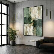 Contemporary Luxe Art | Emerald Interval