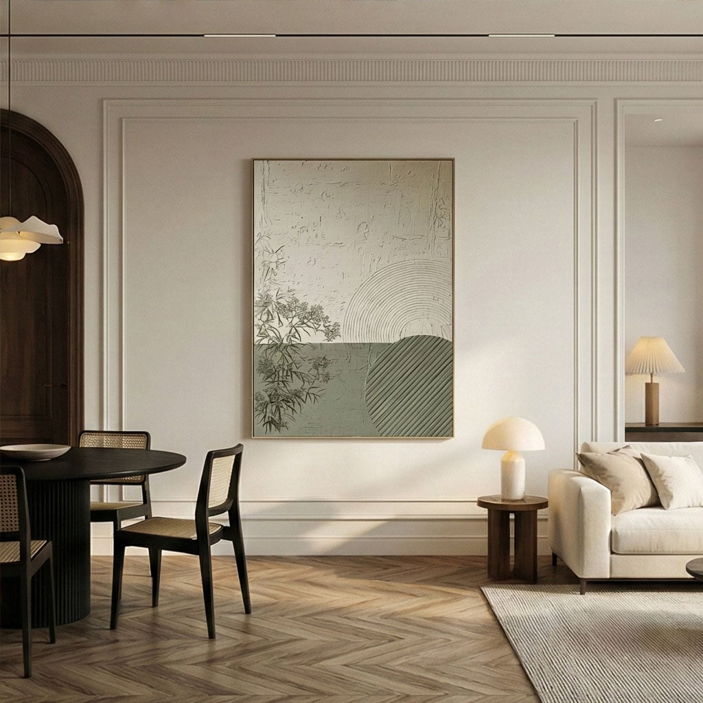 3D textured Art | Sage Stillness