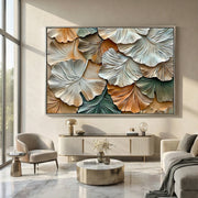 3D textured Art | Silent Leaf Chorus