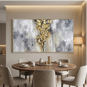 Contemporary Luxe Art | Golden Veil Column