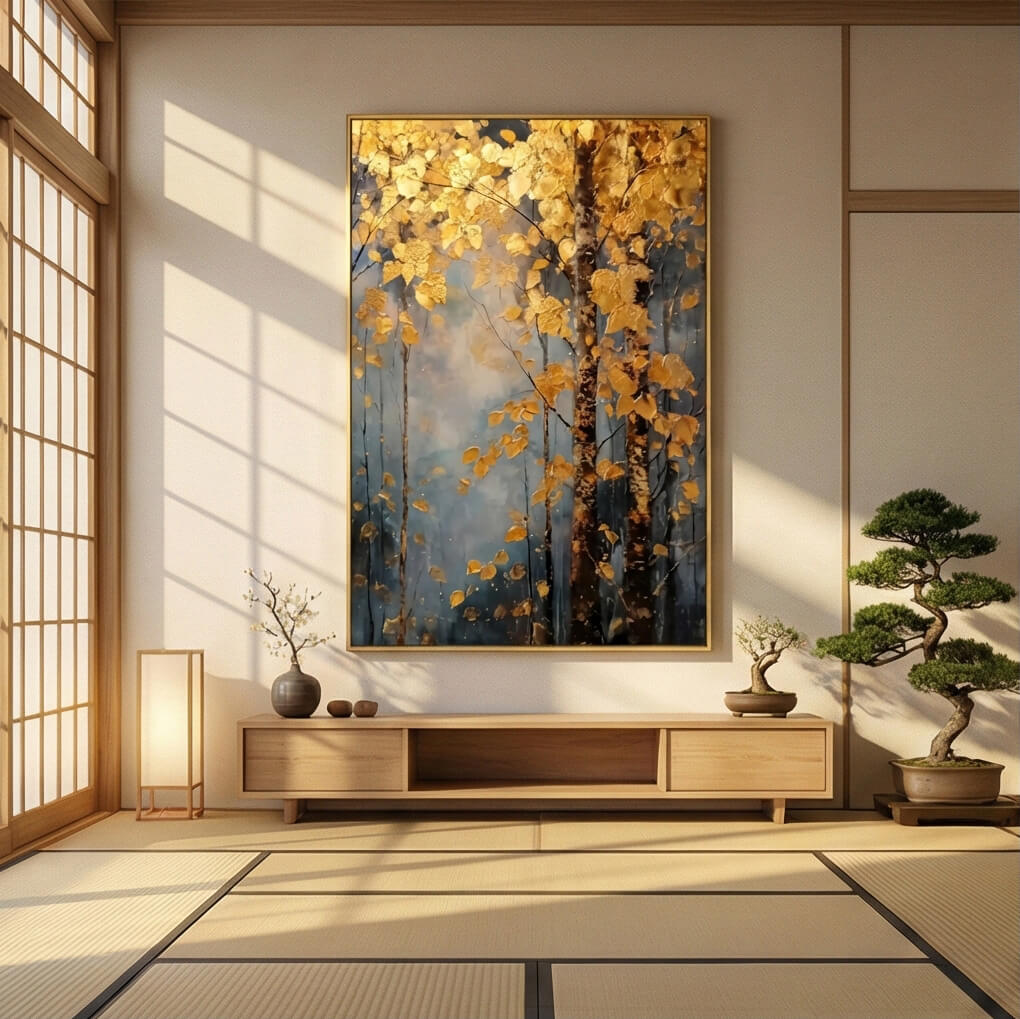 Impressionist Art | Golden Birch Aspiration