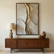 Contemporary Luxe Art | Golden Current Flow