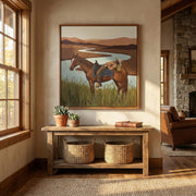Vintage Americana Art | Riverbend Rest
