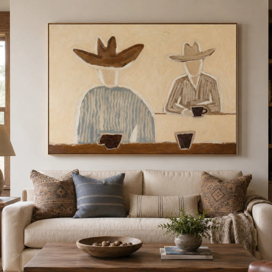 Vintage Americana Art | Between Sips of Silence