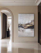 Wabi-Sabi Art | Cracked Gold Accent