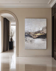 Wabi-Sabi Art | Cracked Gold Accent