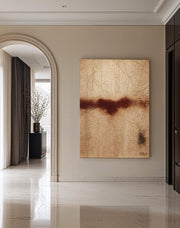 Wabi-Sabi Art | Cracked Earth Stain