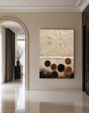 Wabi-Sabi Art | Fibrous Circle Textures