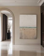 Wabi-Sabi Art | Coastal Shell Horizon