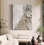 Wabi-Sabi Art | Weathered Plaster Edge