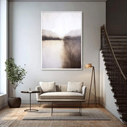 Impressionist Art | Misty Lake Reflections