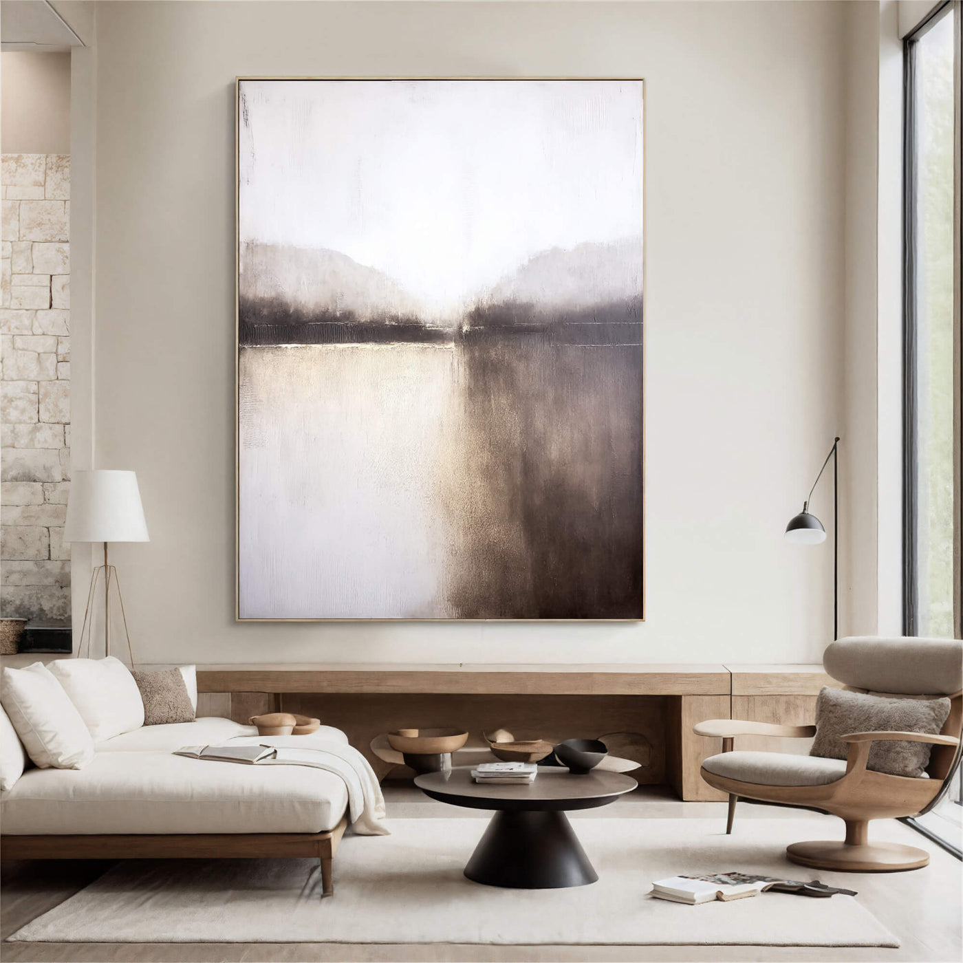 Impressionist Art | Misty Lake Reflections