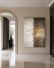 Wabi-Sabi Art | Cracked Wall Divide