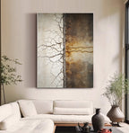 Wabi-Sabi Art | Cracked Wall Divide