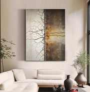 Wabi-Sabi Art | Cracked Wall Divide