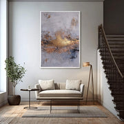 Wabi-Sabi Art | Cracked Gold Horizon