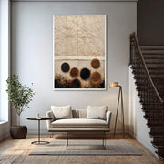 Wabi-Sabi Art | Fibrous Circle Textures