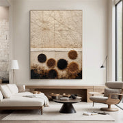 Wabi-Sabi Art | Fibrous Circle Textures