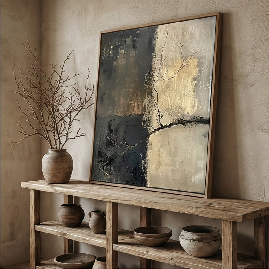 Wabi-Sabi Art |  Chiaroscuro Divide