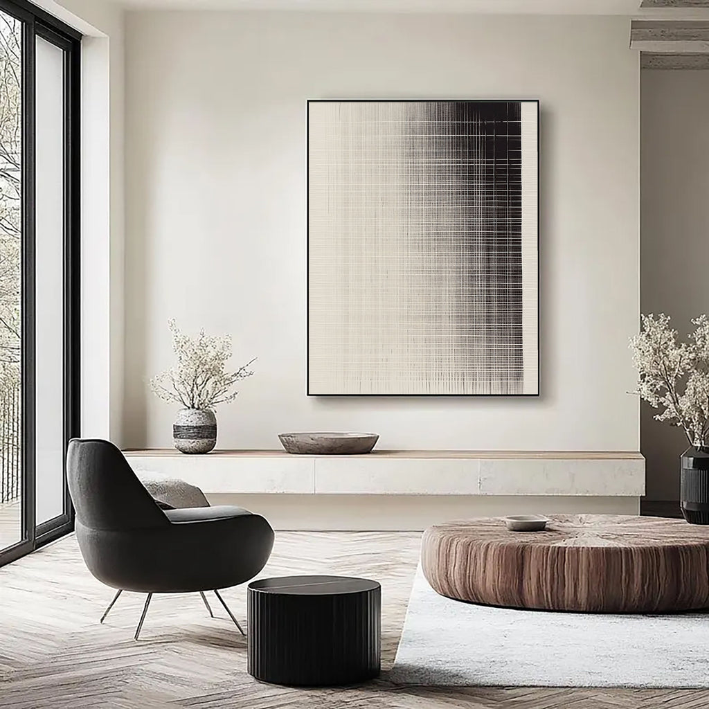 Abstract Art | Gradient Grid Rhythm