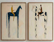 Vintage Americana Art | Twin Nocturnes