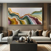 3D-Textured Art｜Color Flowing Layer