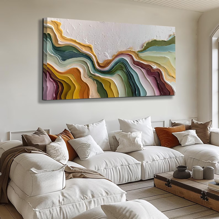 3D-Textured Art｜Color Flowing Layer