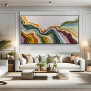 3D-Textured Art｜Color Flowing Layer