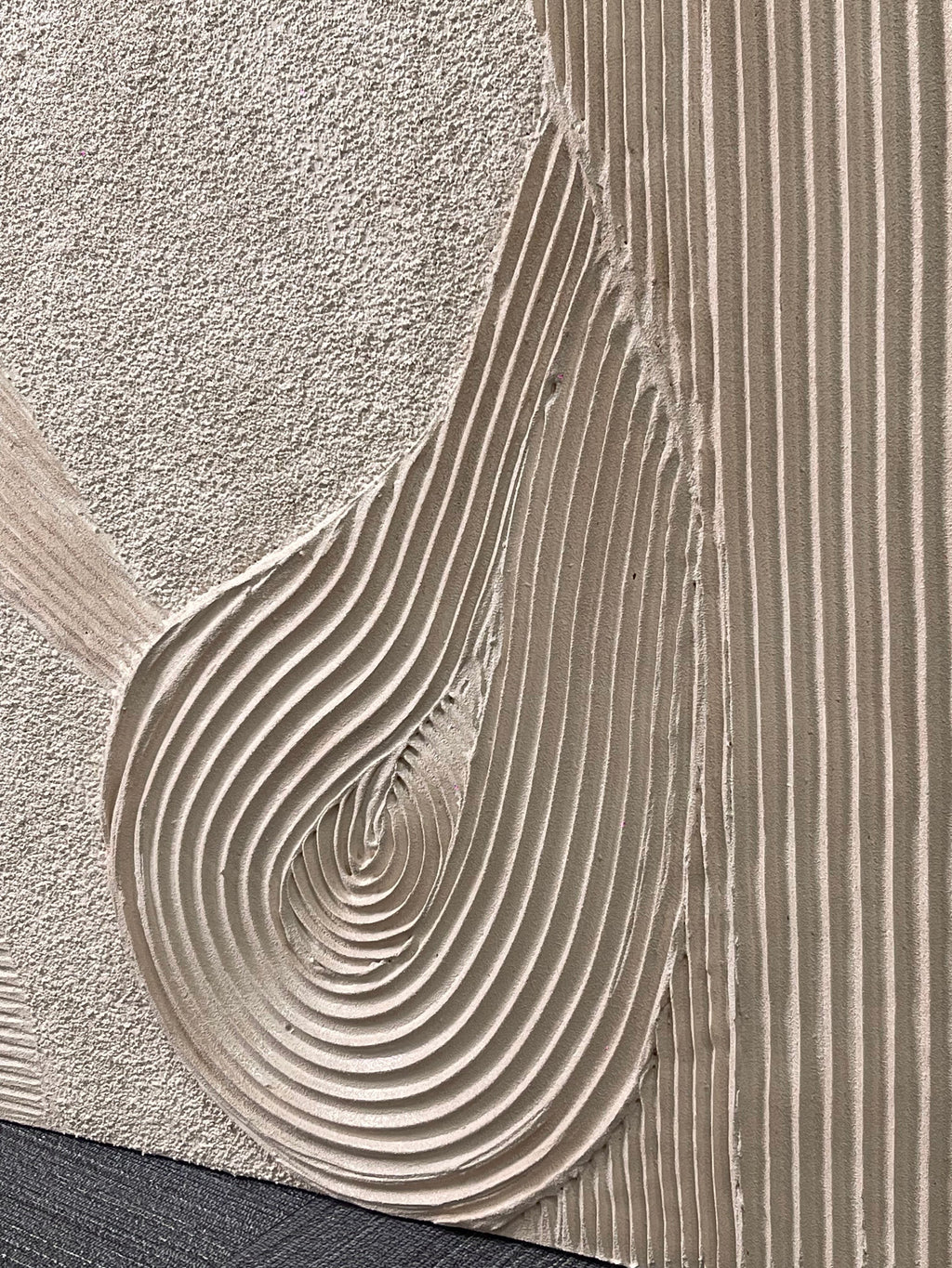 3D textured Art | Flowing Linen Rhythm