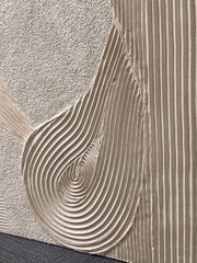 3D textured Art | Flowing Linen Rhythm