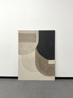 3D textured Art | Gray Geometry