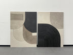 3D textured Art | Gray Geometry
