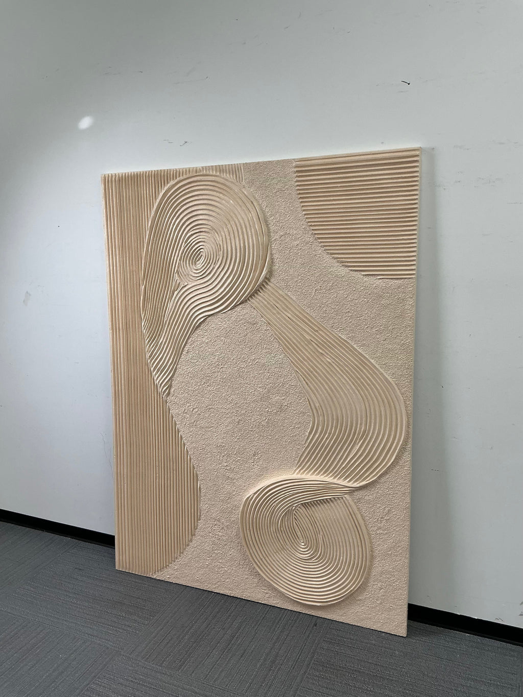 3D textured Art | Flowing Linen Rhythm