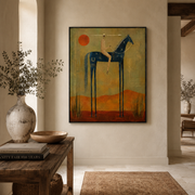Vintage Americana Art | Desert Totem Rider