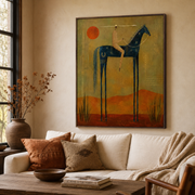 Vintage Americana Art | Desert Totem Rider