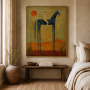Vintage Americana Art | Desert Totem Rider