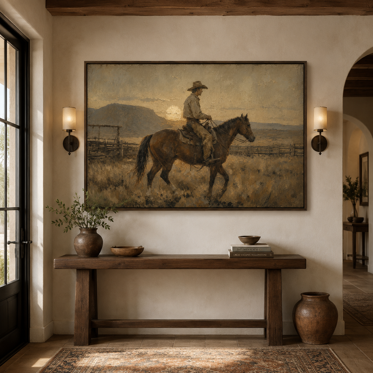 Vintage Americana | Muted Dusk Cowboy Trail