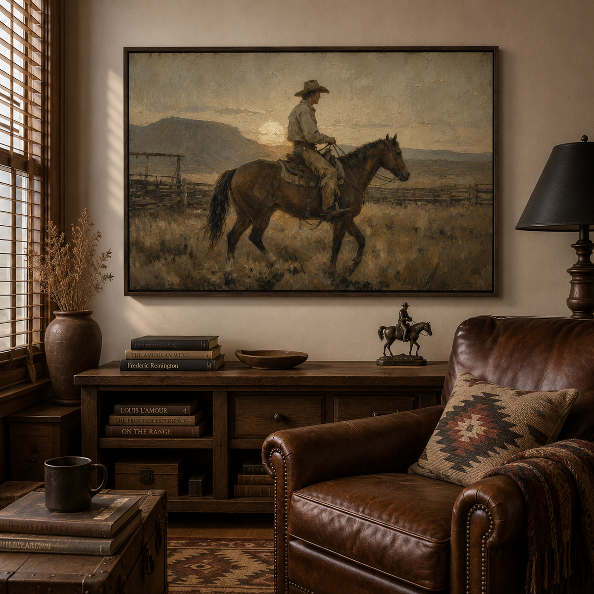 Vintage Americana | Muted Dusk Cowboy Trail