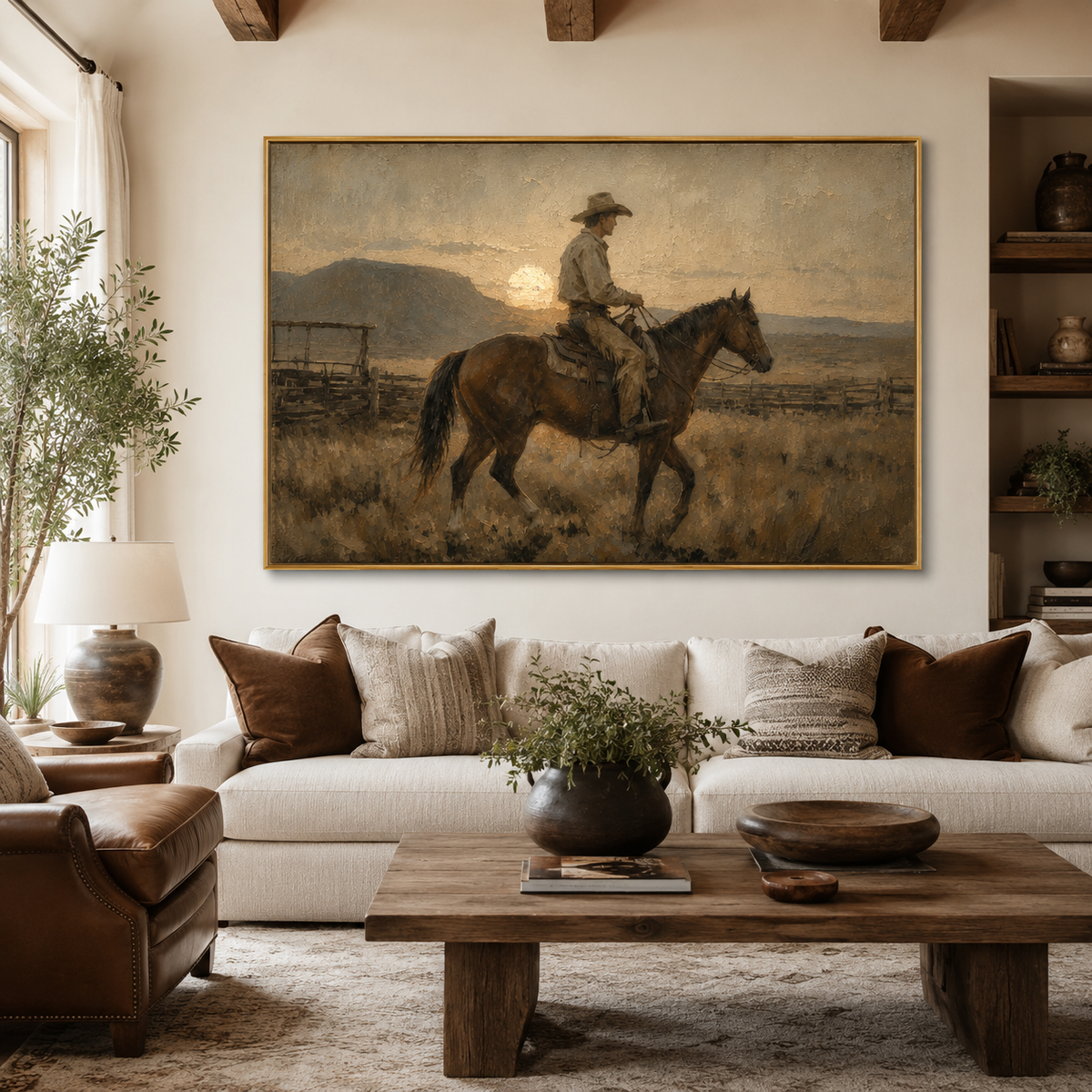 Vintage Americana | Muted Dusk Cowboy Trail