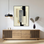 Abstract Art | Neutral Block Harmony