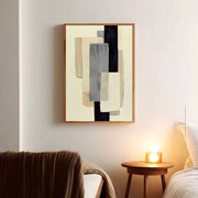Abstract Art | Neutral Block Harmony