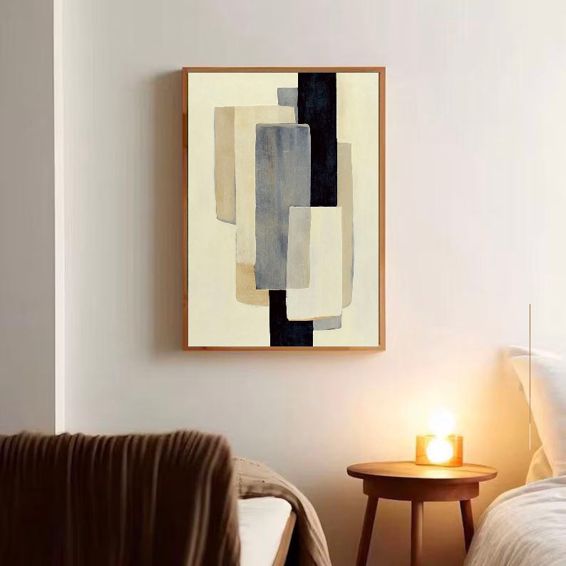 Abstract Art | Neutral Block Harmony