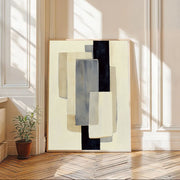 Abstract Art | Neutral Block Harmony