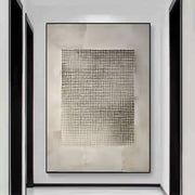 Wabi-Sabi Art | Textured Grid Serenity