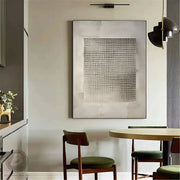 Wabi-Sabi Art | Textured Grid Serenity