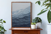 3D-Textured Art | Coastal Wave Relief