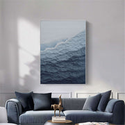3D-Textured Art | Coastal Wave Relief